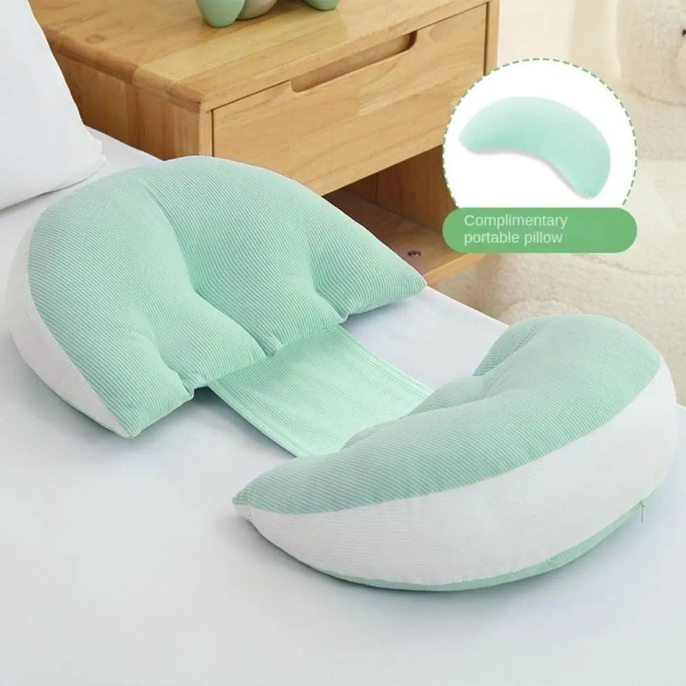 Pregnant Women's Waist Pillow U Shaped Comfort Maternity Pillow Soft Abdominal Support Pregnancy Cushion Sleeping Cushion