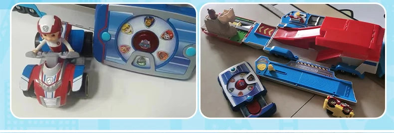 Original PAW Patrol Ryder Pup Pad Tablet Mission Launcher Rescue Team Dog Calling Pad Kids Toys Cosplay Sounding Toys Anime Doll