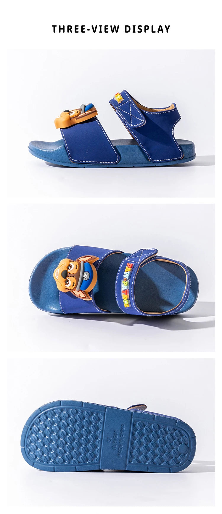 PAW PATROL Children's Sandals Outdoor Comfortable Non-slip Breathable Sandals Heel Strap Shoes for Boys And Girls
