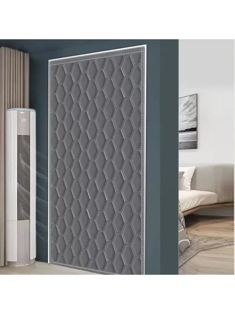 Winter Home Solid Color Door Curtains Are Soundproof and Cold Resistant,providing A Convenient  Fashionable Style for Warm Homes