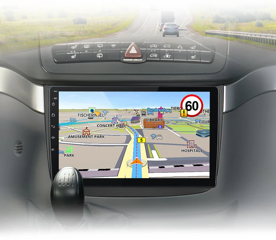 Junsunun CarPlay Android Auto Car Radio for Mercedes-Benz Vito 2 W639 Viano 2 2003-2015 GPS Intelligent Systems Stereo Multimedia