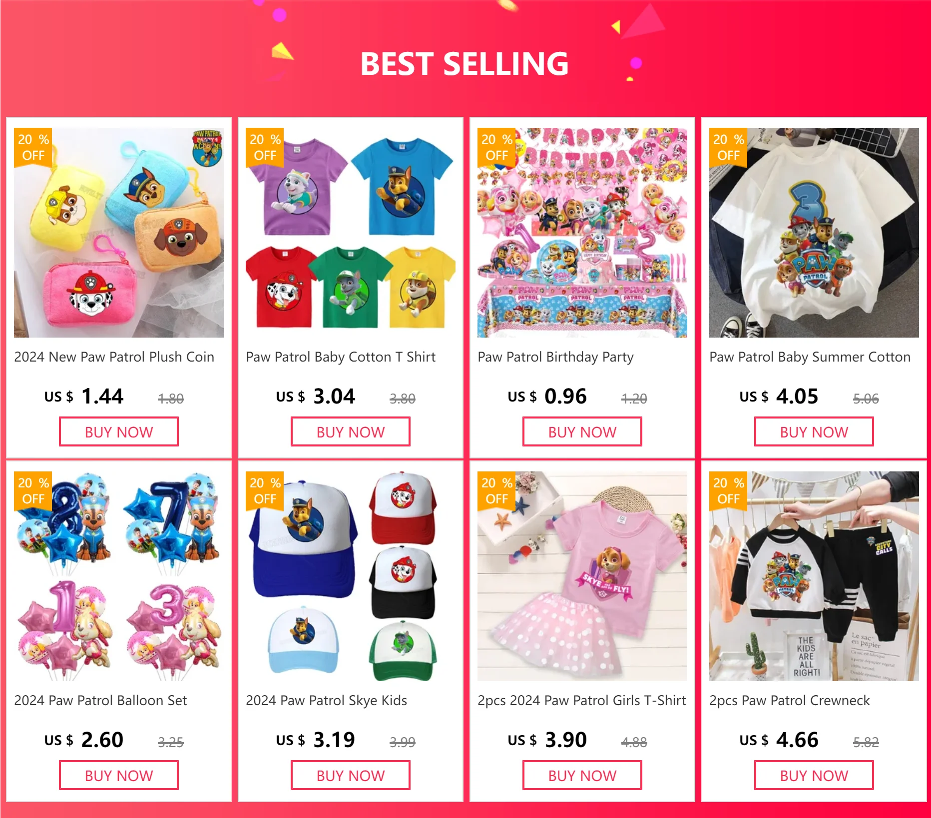 2024 Cute Paw Patrol Sport Casual Hooded Sweatshirt Cartoon Paw Patrol Patchwork Pullover Autumn Hood Sportswear Birthday Gifts