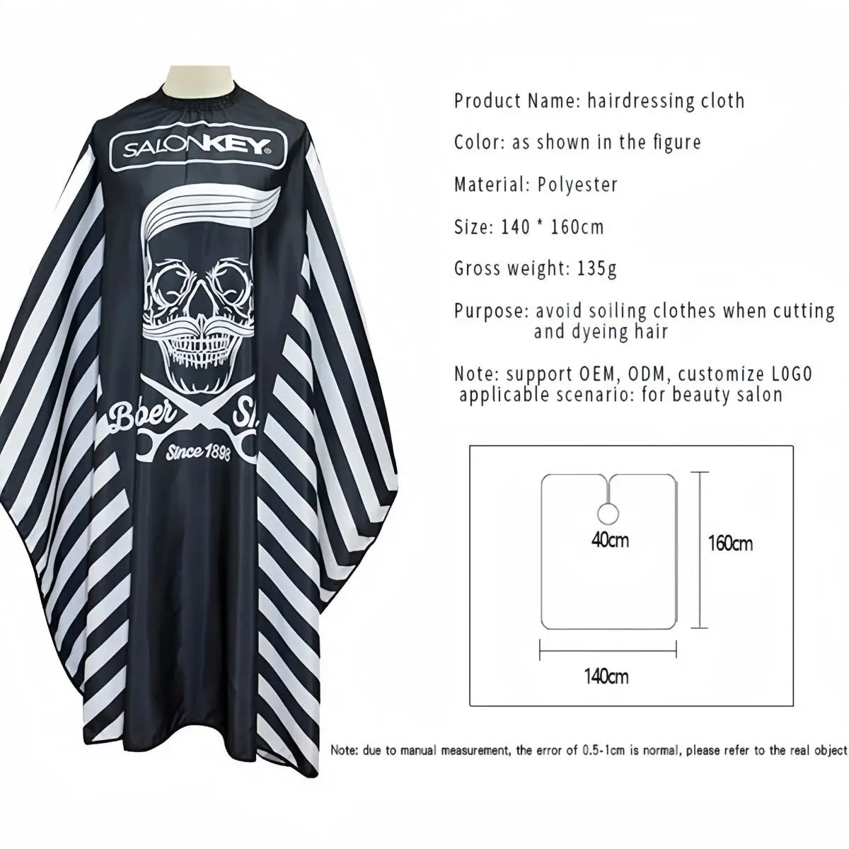 Cape de coiffeur pour hommes & Femmes