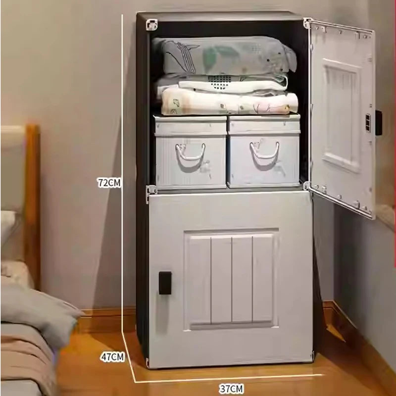 Armoire européenne, organisateur d'assemblage Simple, petite étagère de garde-robe, boîte de rangement en plastique pour enfants, placard de chambre à coucher, rangement Portable