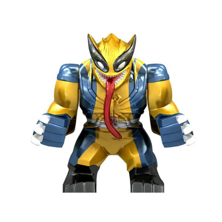 Hot Marvel movie Avengers DIY superhero 3D model character set building block assembly toy children's birthday gift boy girl