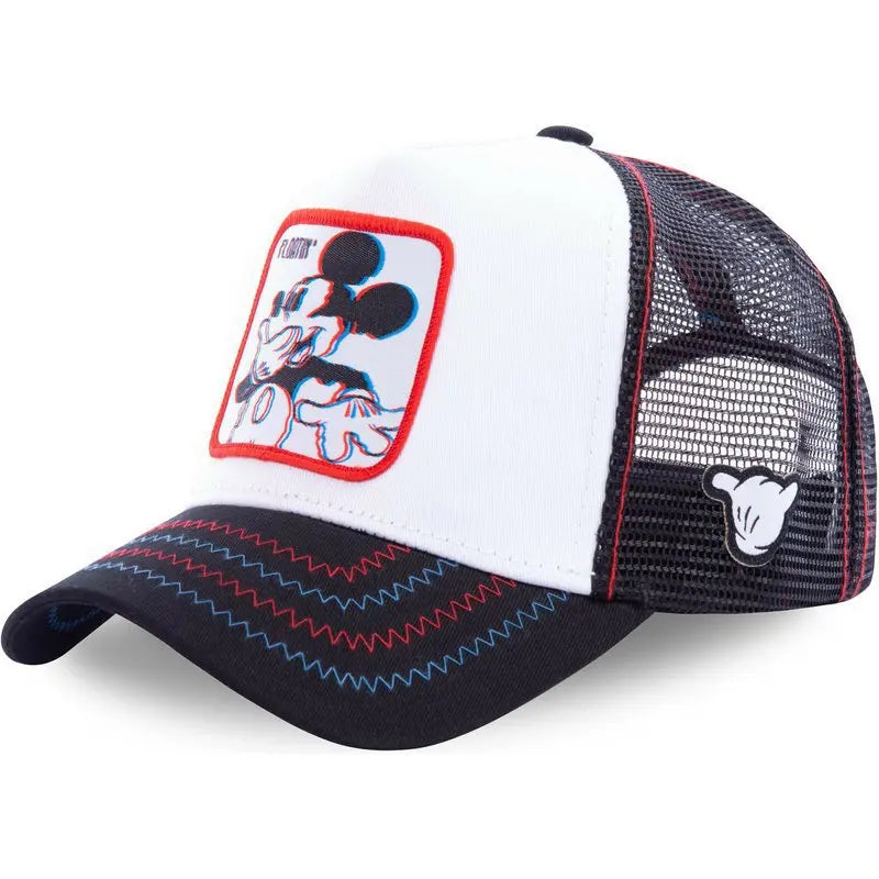 Cartoon Disney Mickey Goofy Sun Protection Baseball Casquette de baseball Kawaii Donald Duck Visière d'extérieur Chapeau de sport Chapeau de maille de camionneur réglable