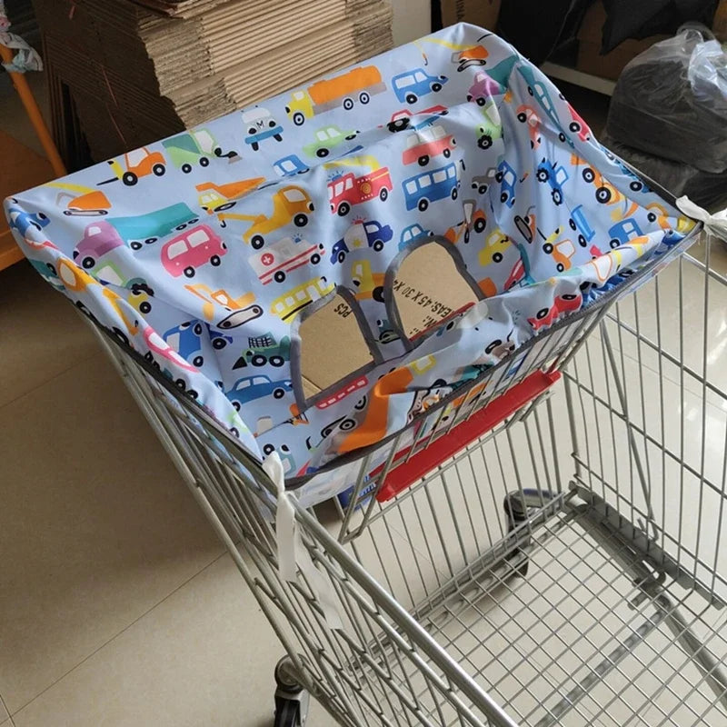 Infant Trolley Cover Supermarket Grocery Shopping Cart Cover Baby Seat Pad Kids Portable Traveling  Anti-dirty Seat Cushion