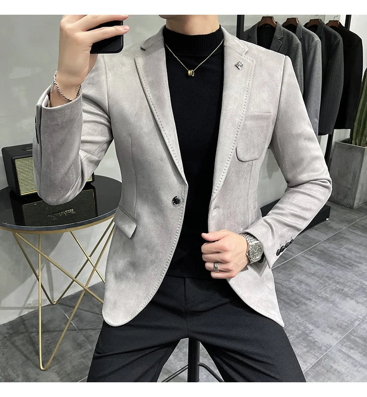 Veste blazer Cuir de daim