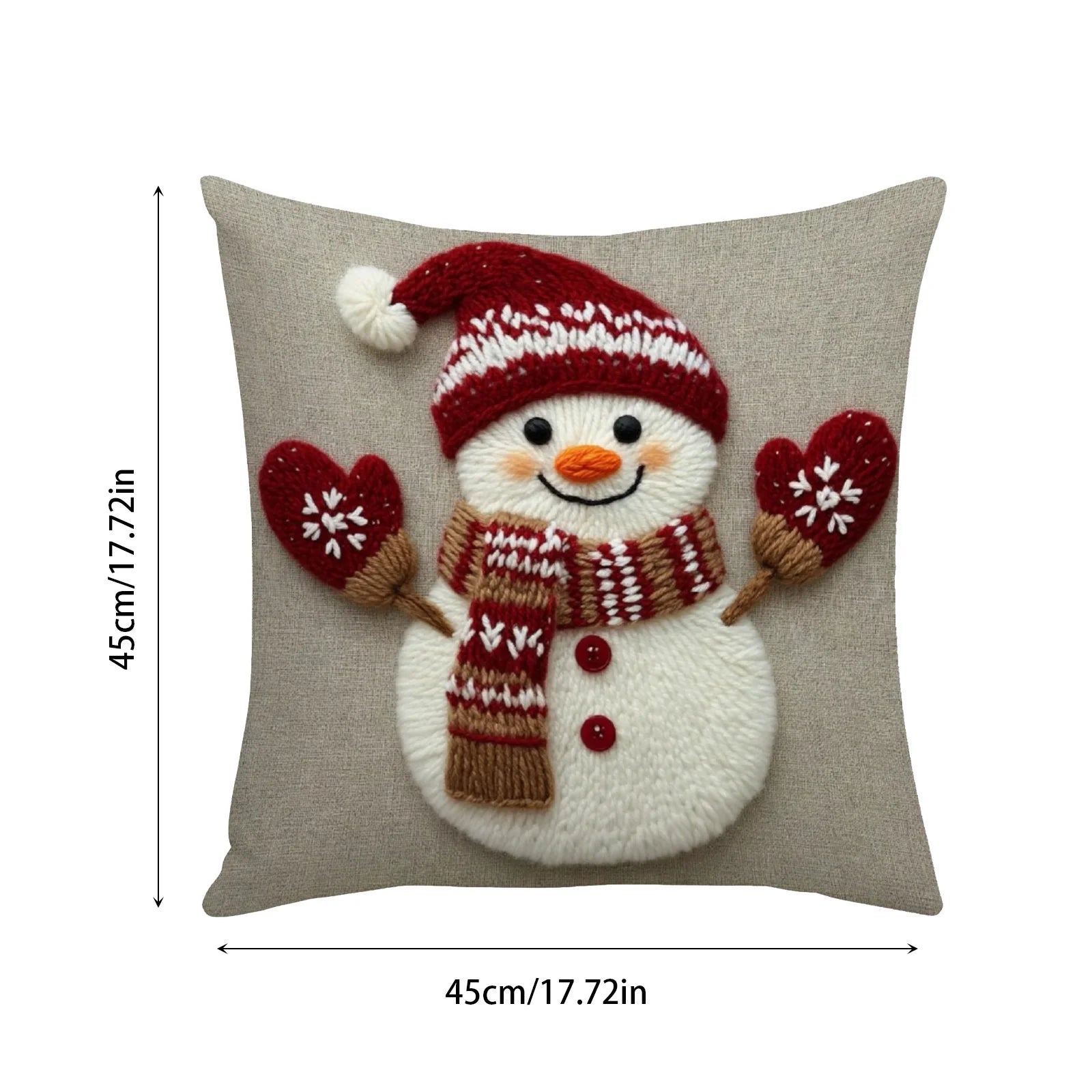Christmas Themed Series Pillowcase Family Festival Living Room Ambiance Decoration Festival Merry Christmas Party Supplies