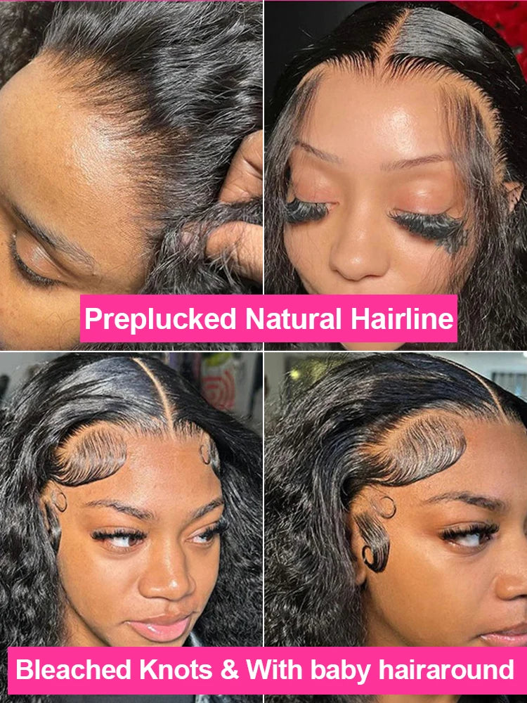 CEXXY 250% 13x4 13x6 Water Wave Curly Lace Frontal Human Hair Wigs Brazilian Loose Deep Wave Frontal Human Hair Wigs For Women