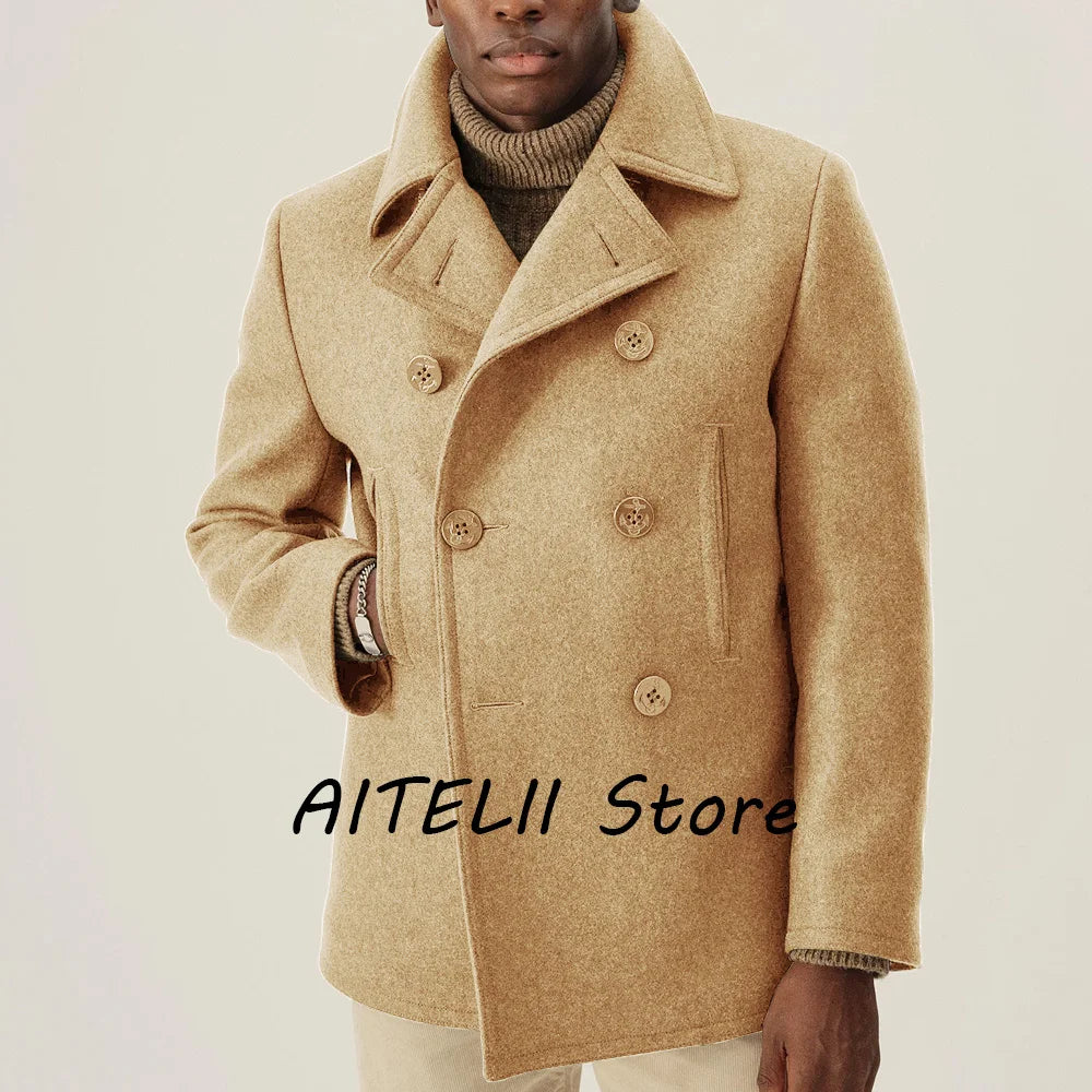 Manteau d'hiver en laine élégants