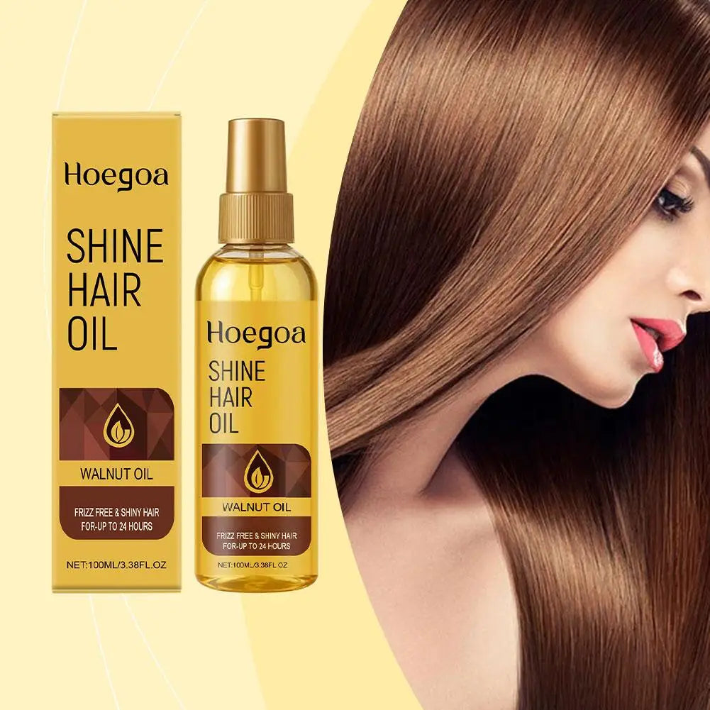 Natural Walnut Oil Promotes Healthy Hair Thickens and Extends Massage Pure Moisturizing Oil For Hair