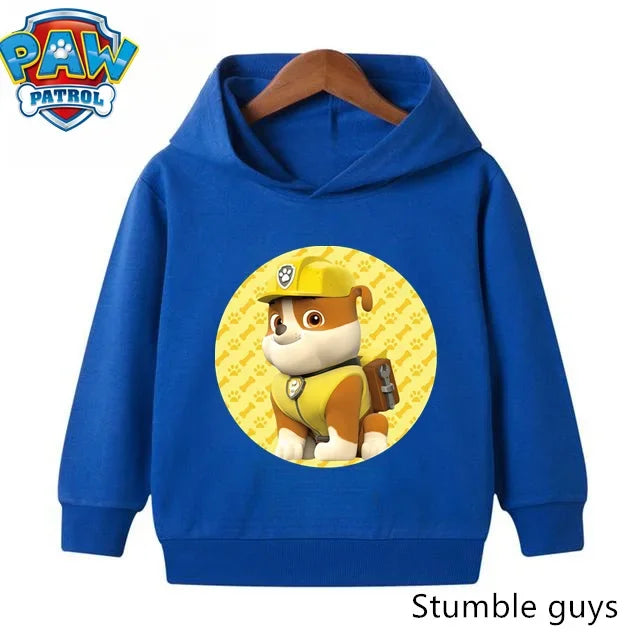Paw Patrols Hoodie Kids Sweatshirt Cute Anime Hoodie Cashmere Boys Clothes Girls Tops Pokemoned Clothes