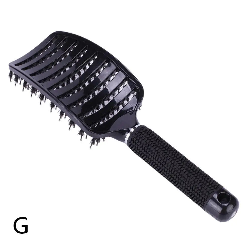 Brosse à cheveux, cheveux bouclés ou mouillés pour femmes, peigne de massage du cuir chevelu, outils de coiffure de salon pour femmes