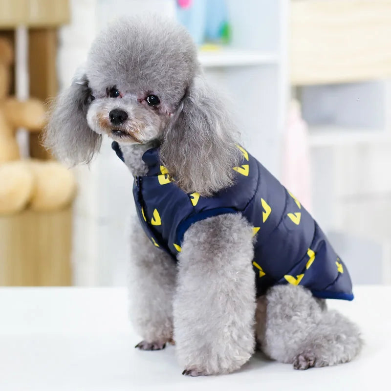 Pet Dog Fashion Winter Coat Small Dog Warm Jacket Stylish Comfortable Insulation Clothing Chihuahua Teddy Poodle Pet Clothing