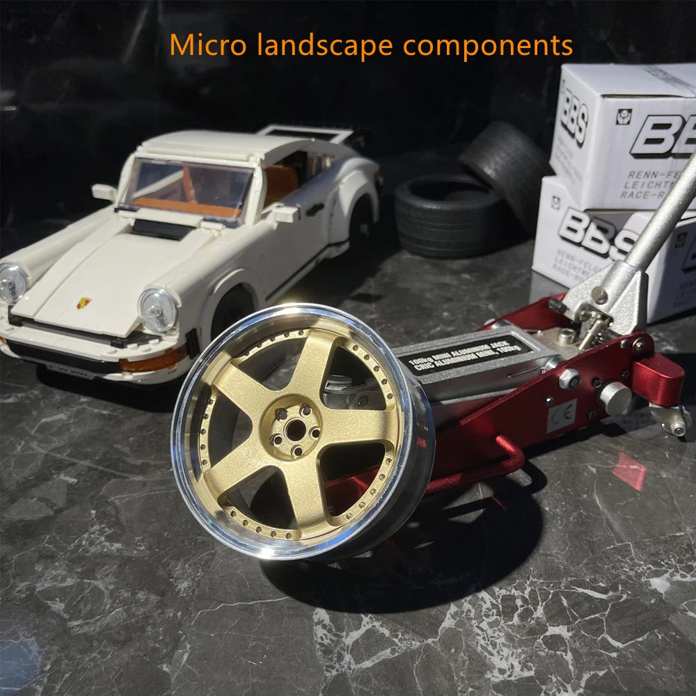 1/5 Car Model Metal Forged Assemble Refitting Wheel Hub  Creative Desktop Display  Personalized  Modification Toys Gift