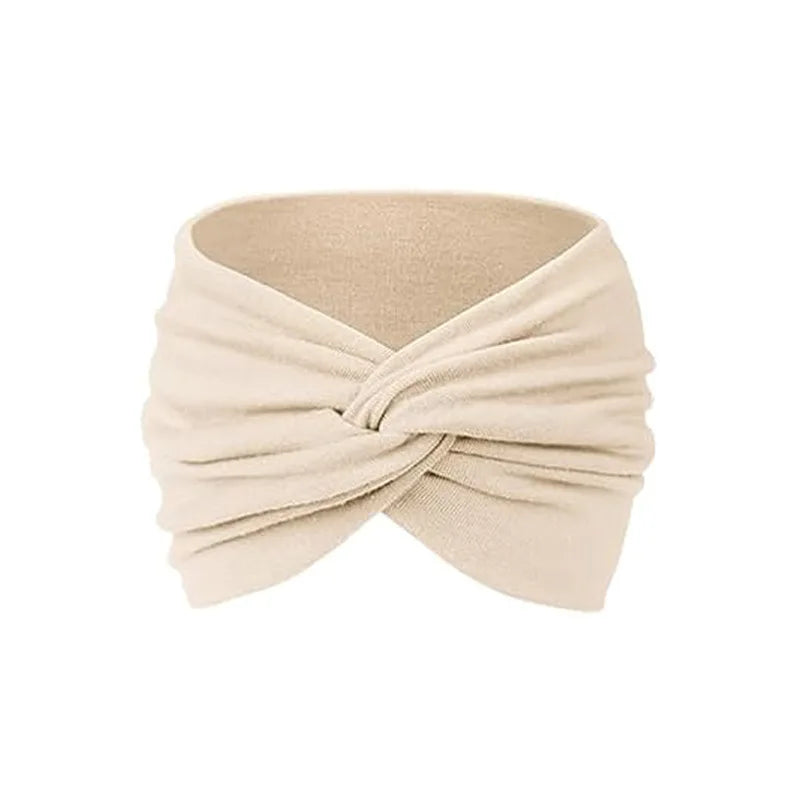 Bandeau élastique pour le fitness, bandeau à large bord pour le yoga, bandeau absorbant la transpiration, foulard à la mode, cravate bandeau