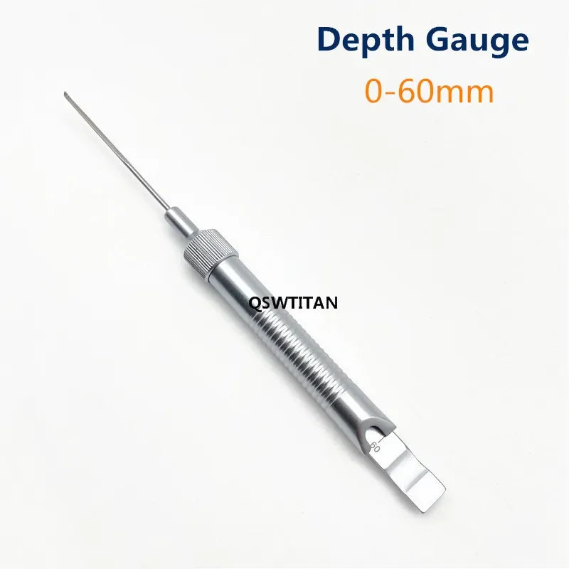 Depth Gauge 0mm to 30mm /60mm/40mm/90mm High quality Depth Gauge orthopedics Veterinary surgical Instruments