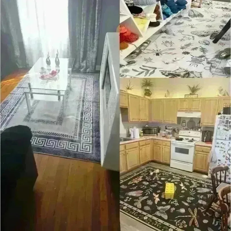 3D Vision Cat Carpet Dog Mat Boys' and Children's Room Decorative Carpet Sofa Area Coffee Tables Non-slip Soft Mat Bedroom