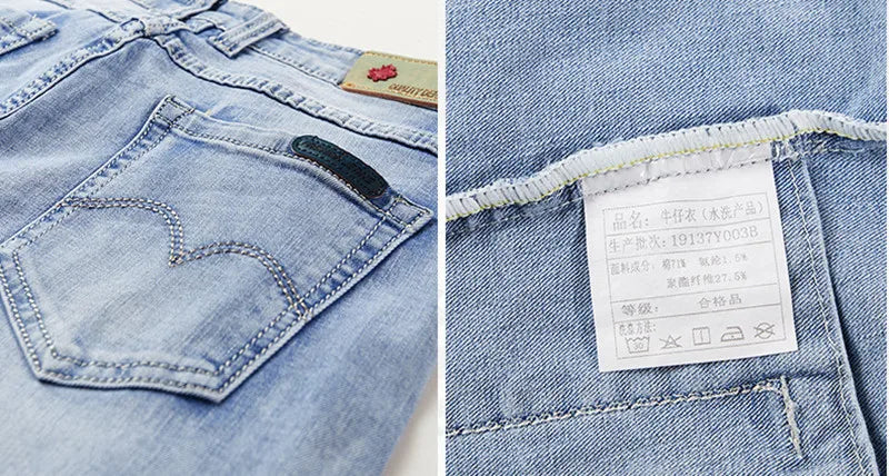 Ensemble en jeans Denim Micro-stretch Printemps/Automne