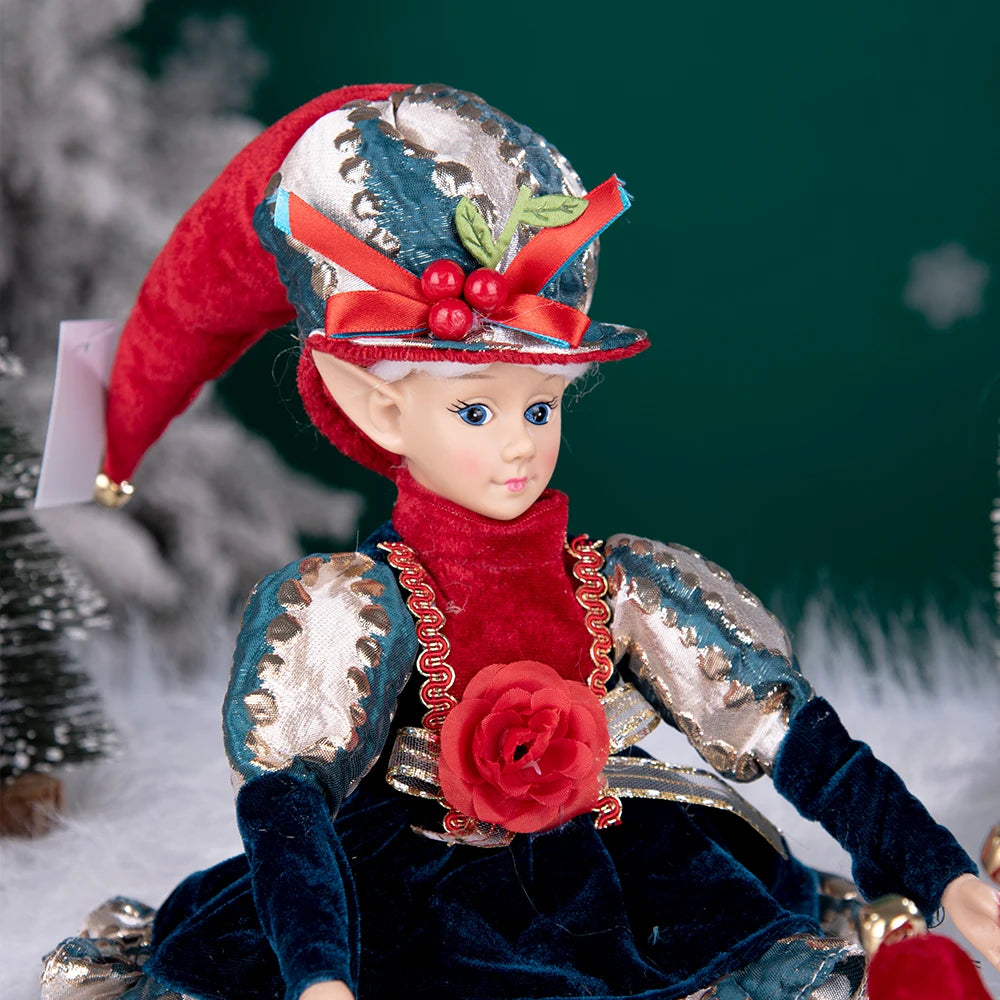 Hanging Decoration Navidad Natal 2025 New Year Gifts Elf Boy Dolls with Mask Christmas Tree Pendant Ornaments Elf Gifts