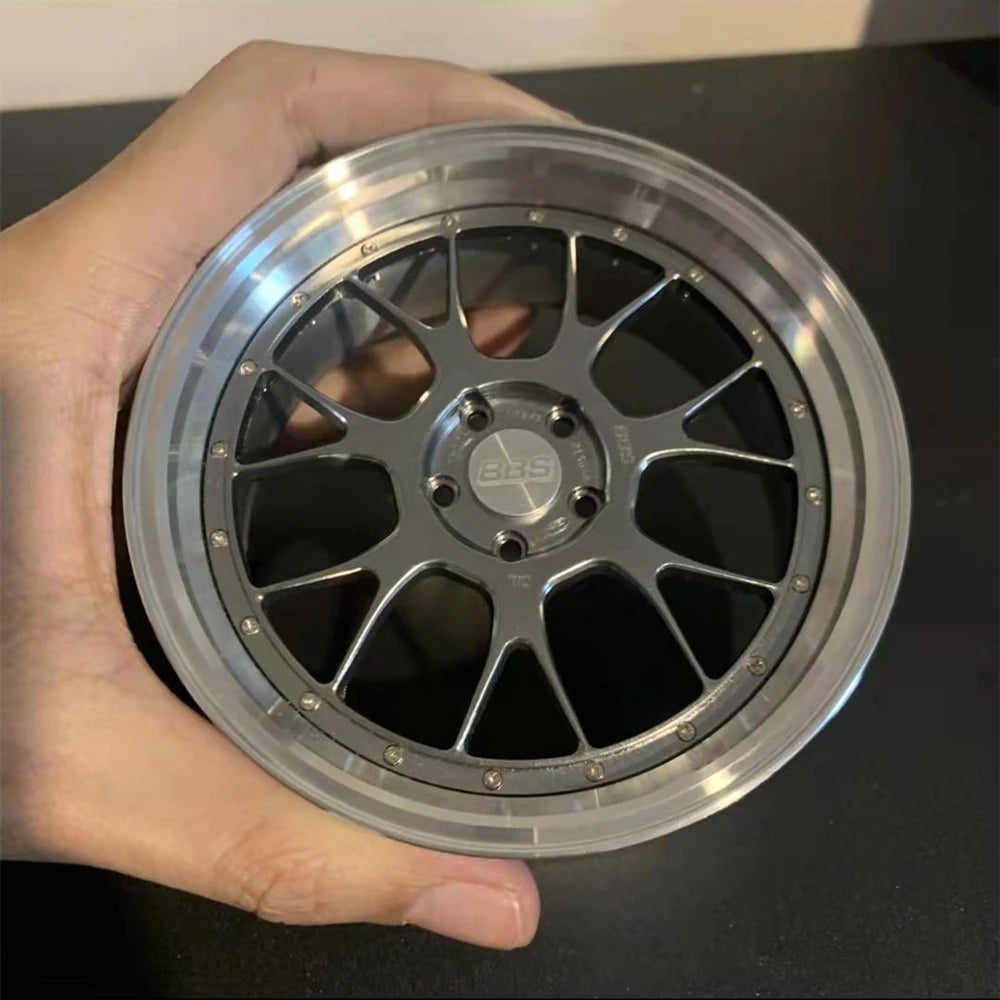 1/5 Car Model Metal Forged Assemble Refitting Wheel Hub  Creative Desktop Display  Personalized  Modification Toys Gift