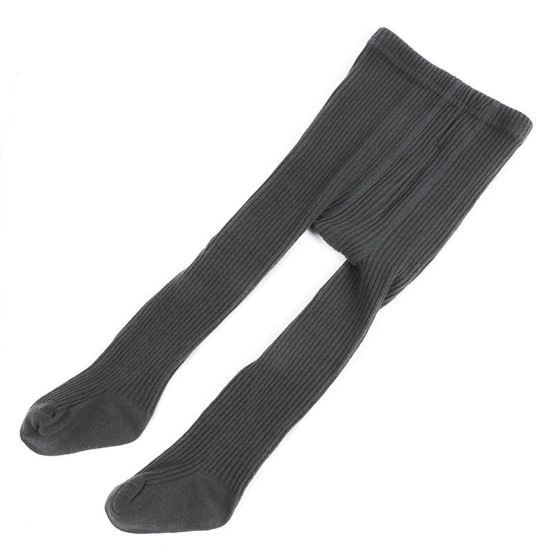 1-4years Infant girls Stockings Spring autumn Warm Cotton Solid Color Tights Stocking Pantyhose For Toddler Girls