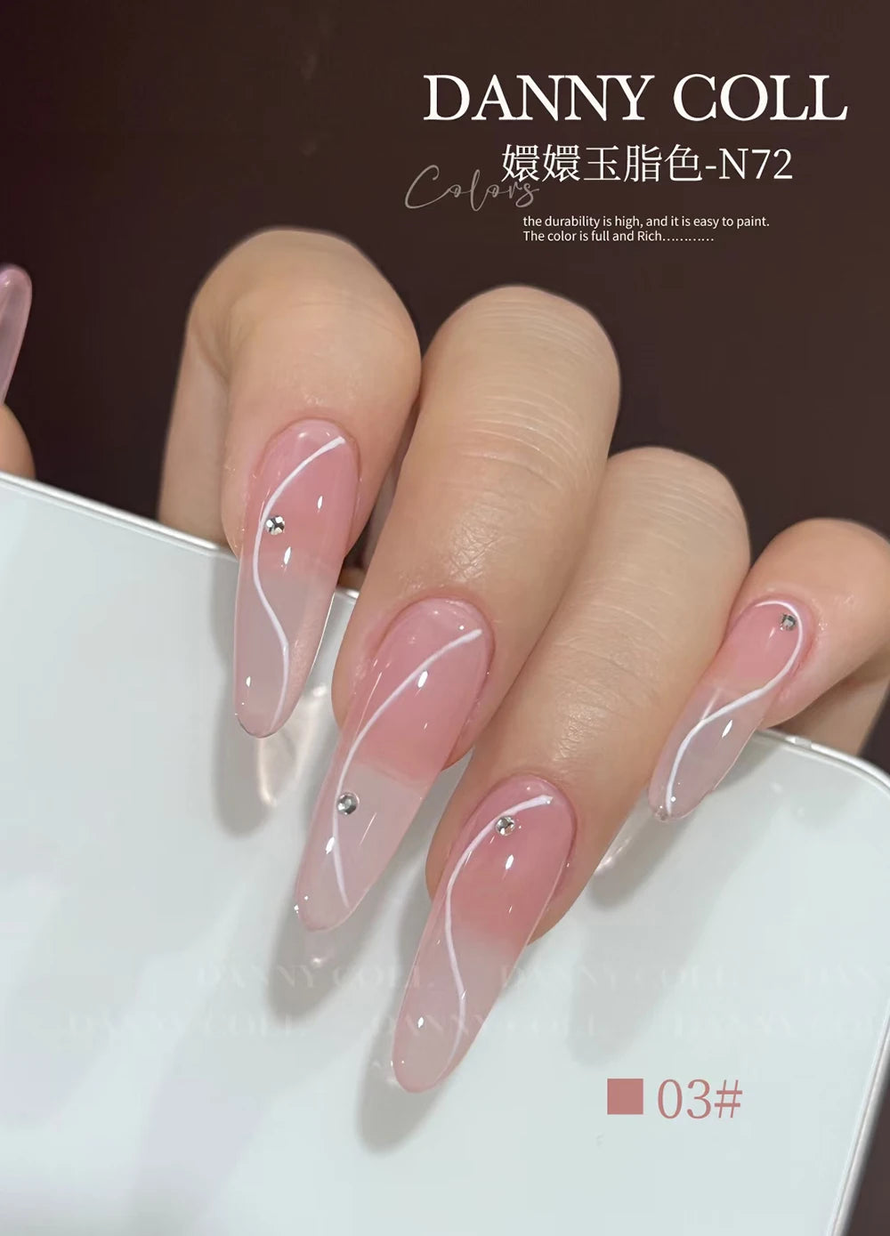 23 pièces France Naked Color Gel Vernis à ongles Vernis Semi-permanent UV