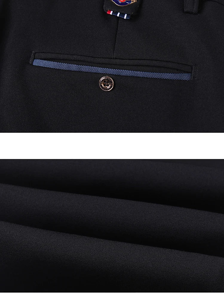 Pantalon chaud droit slim épaissi collection hiver 2025