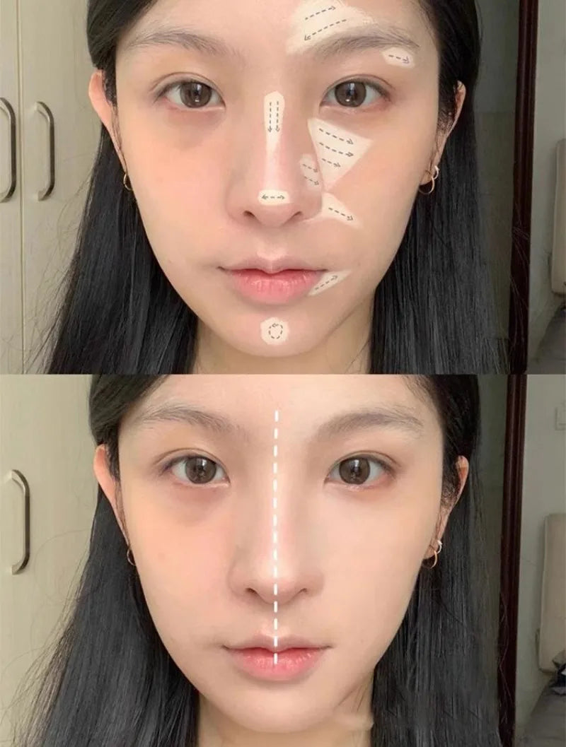 Waterproof Liquid Concealer Foundation Cream Matte High Coverage Oil Control Moisturizing Concealer Professional Face Makeup