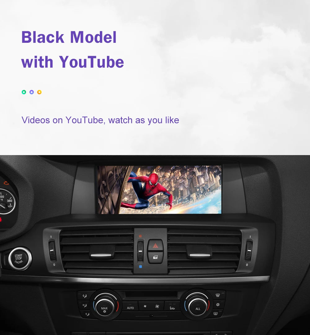 Road Top Wireless CarPlay for BMW X3 F25 G01 X4 F26 CIC,NBT,EVO System 2011-2020, with Android Mirror Link AirPlay Carplay Kits