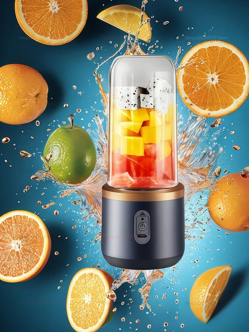 Household Multifunction Juice Blender Fresh Juice Smoothie Blender 6 Blades Portable Fruit Juicer Food Milkshake Juice Maker