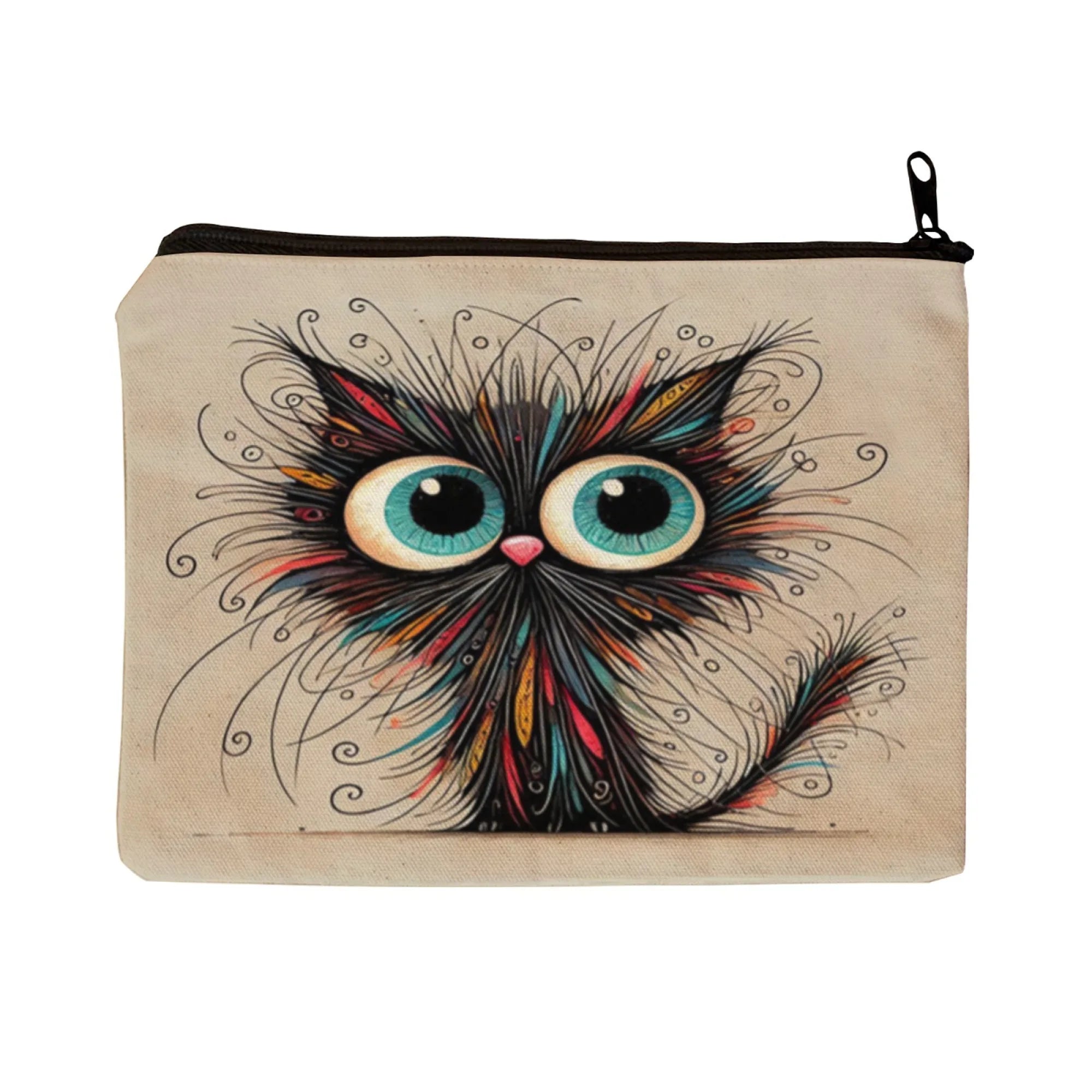 Adorable sac à cosmétiques Black Cat