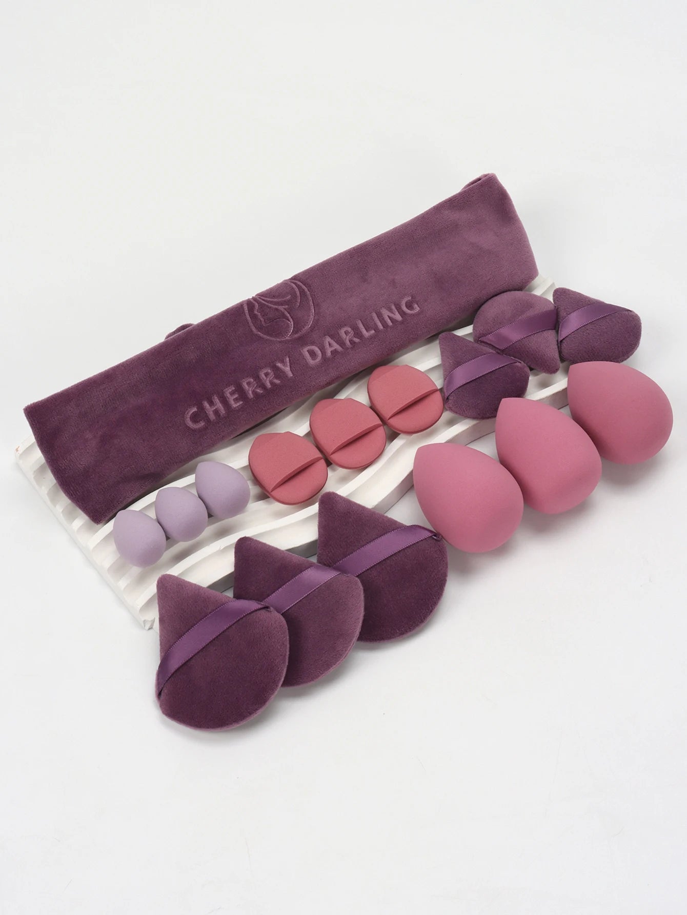 Casual Hairband 16-Piece Set, Face Wash, Facial Cleansing, Makeup Removal, Travel, Suitable for All Skin Types