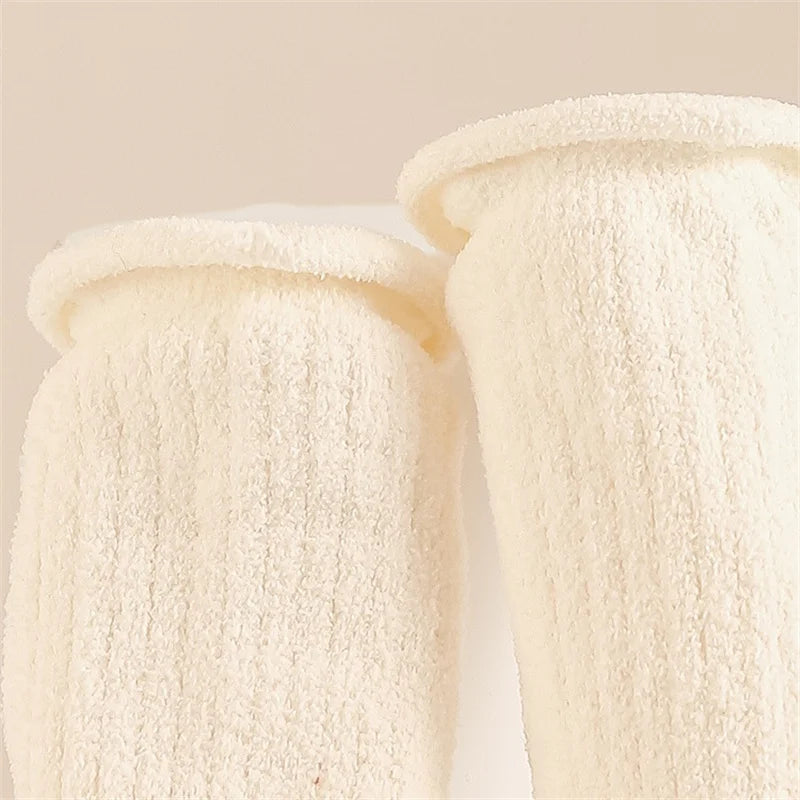 Lawadka Winter Toddler Baby Knee High Socks For Girls Boys Thick Warm Soft Newborn Long Sock Fashion Cartoon Stockings 0-5Years