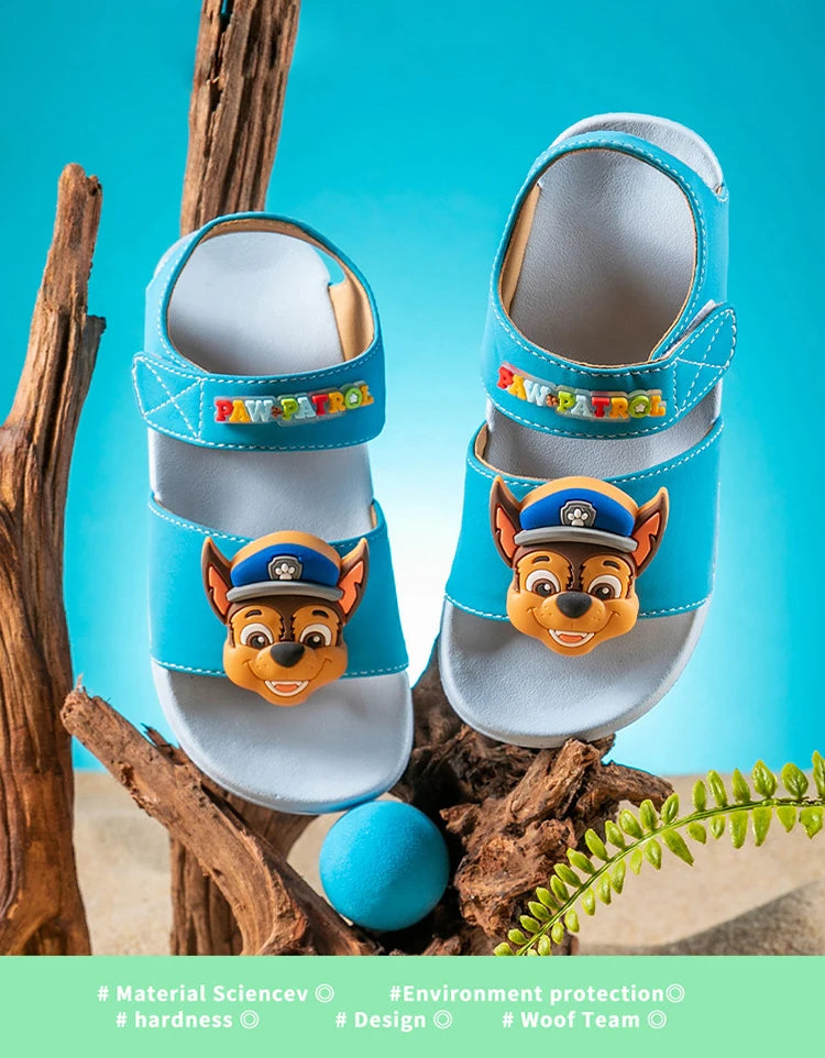 PAW PATROL Children's Sandals Outdoor Comfortable Non-slip Breathable Sandals Heel Strap Shoes for Boys And Girls