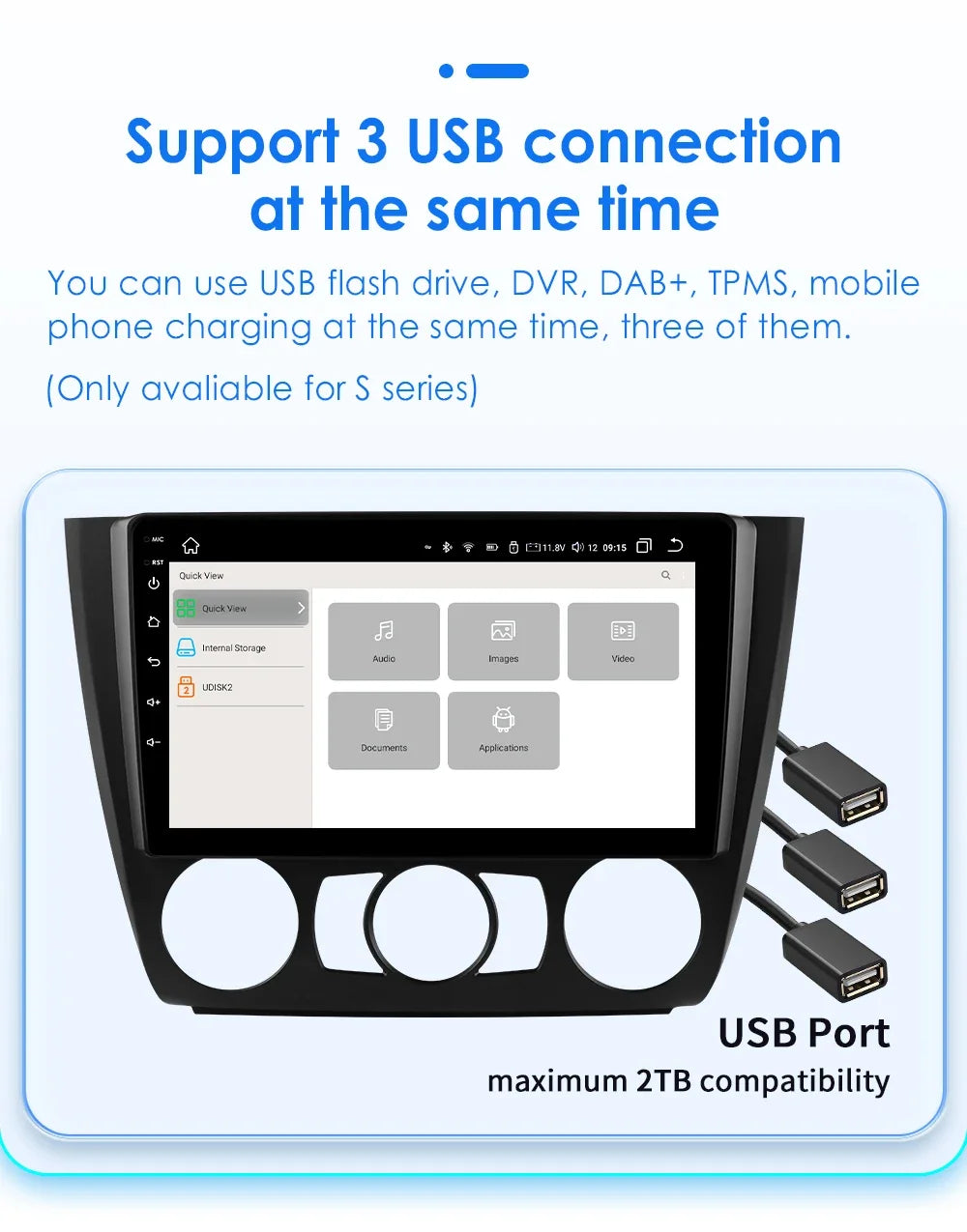 Hizpo 9inch 2Din Android13 Car Radio for BMW 1 Series E81 E82 E87 E88 AT MT Navigation GPS RDS DSP Android Auto CarPlay 360° CAM