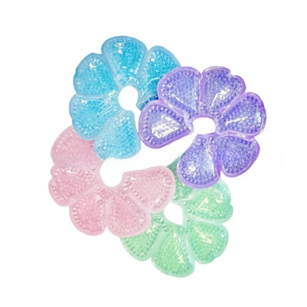 2pcs Petal Design Breast Therapy Pads Ice Compress Reusable Breastfeeding Gel Pads Ice Pack Pain Relief Patch