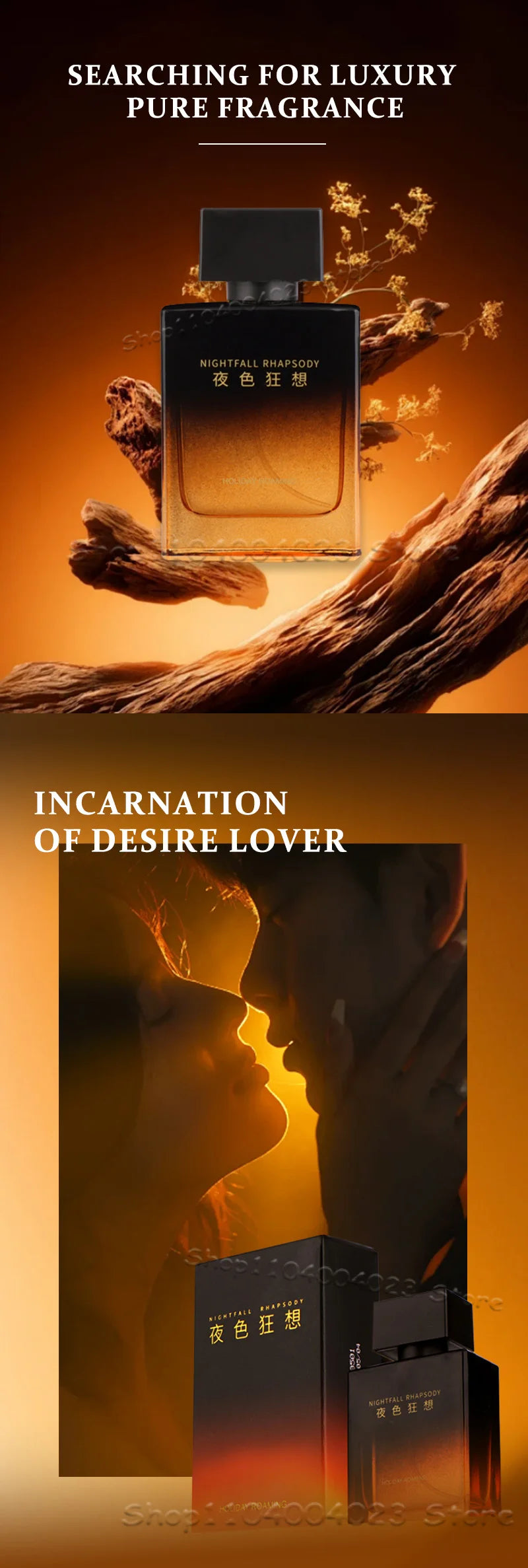 100ML Pheromone Men's Perfume High Quality Woody Scent Emits Charm Enhances Confidence Long-lasting Fragrance Cologne for Men