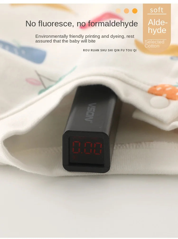 Newborn Baby Bottoming Climbing Clothes Autumn Pajamas Super Cute Baby Bodysuit Spring and Autumn