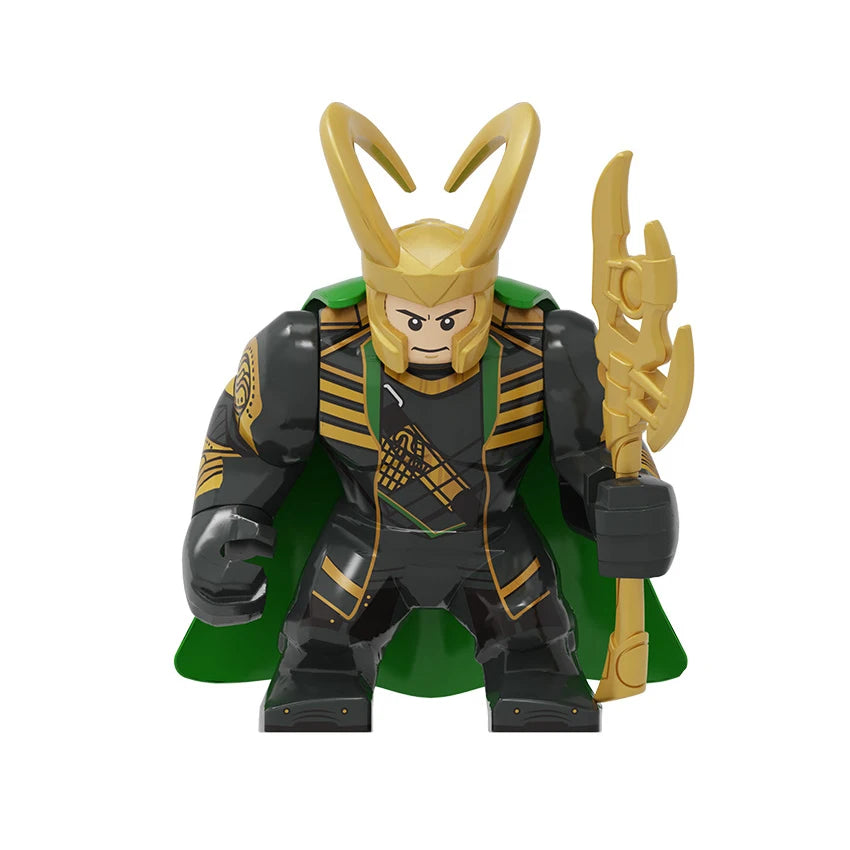 Hot Marvel movie Avengers DIY superhero 3D model character set building block assembly toy children's birthday gift boy girl