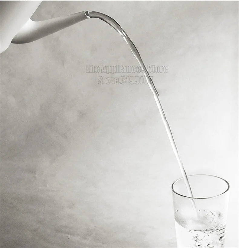 XiaoTi Electric Kettle Beautiful Retro Style 304 Stainless Steel Electric Tea Kettle For Home Office Hotel Fast Boiling 600ml