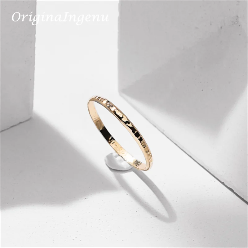 14K Gold Filled Hand Hammered Ring Handmade Band Ring Minimalism Jewelry Ring Dainty Boho waterproof Ring Tarnish Resistant Ring