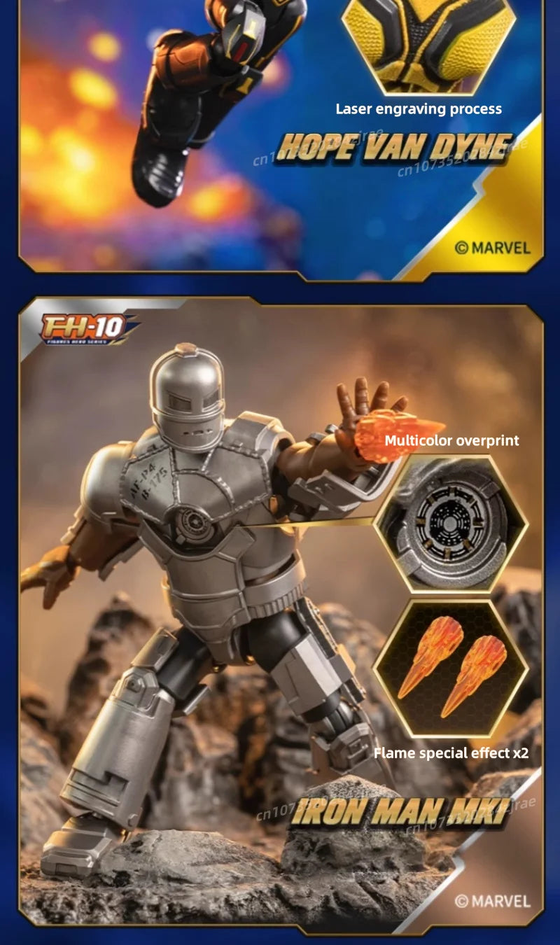 BLOKEES Marvel Building Blocks Galaxy Version 2 Unlimited Legend series Spider Man Iron Man Assembling Toy Model Ornaments Gifts