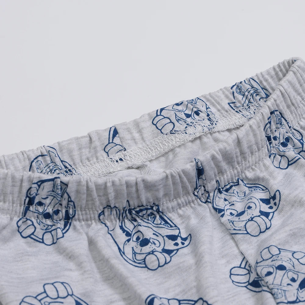 Paw Patrols Baby Pajamas Sets Children Summer Short Sleeve Skirt Pants Suit Kawaii Sleepwear Boys Girls Cosplay Nightgown Gift