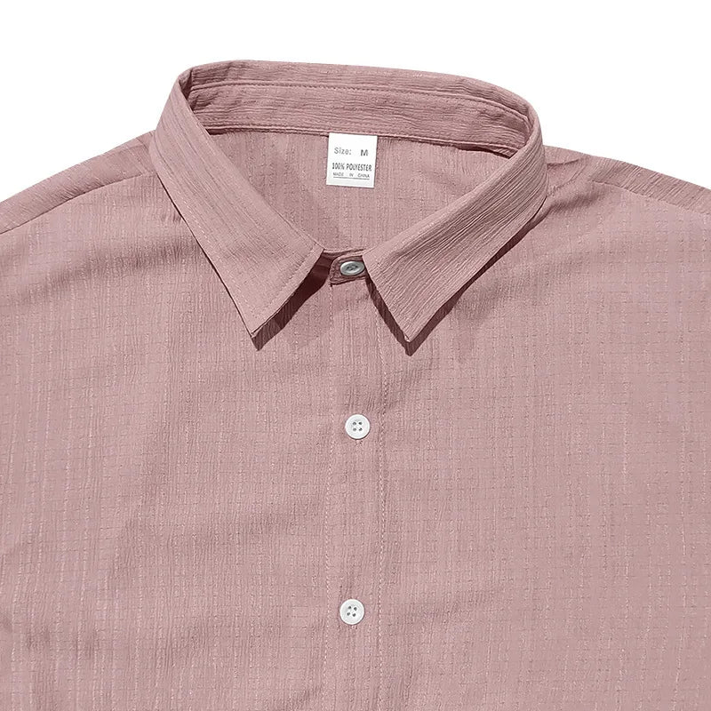 Summer European and American Style Men's Clothing Short Sleeve Cardigan Suit Men's Casual Loose Short Sleeves Shorts Beach Suit