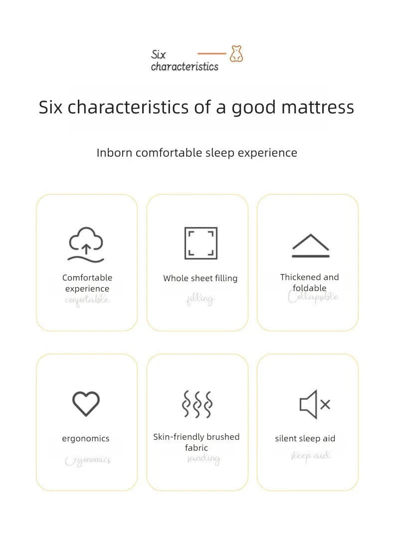 Universal Comfortable Mattress, Soft Soybean Mattress For Home Bedroom, Single Student Dormitory Quilted Bedding.