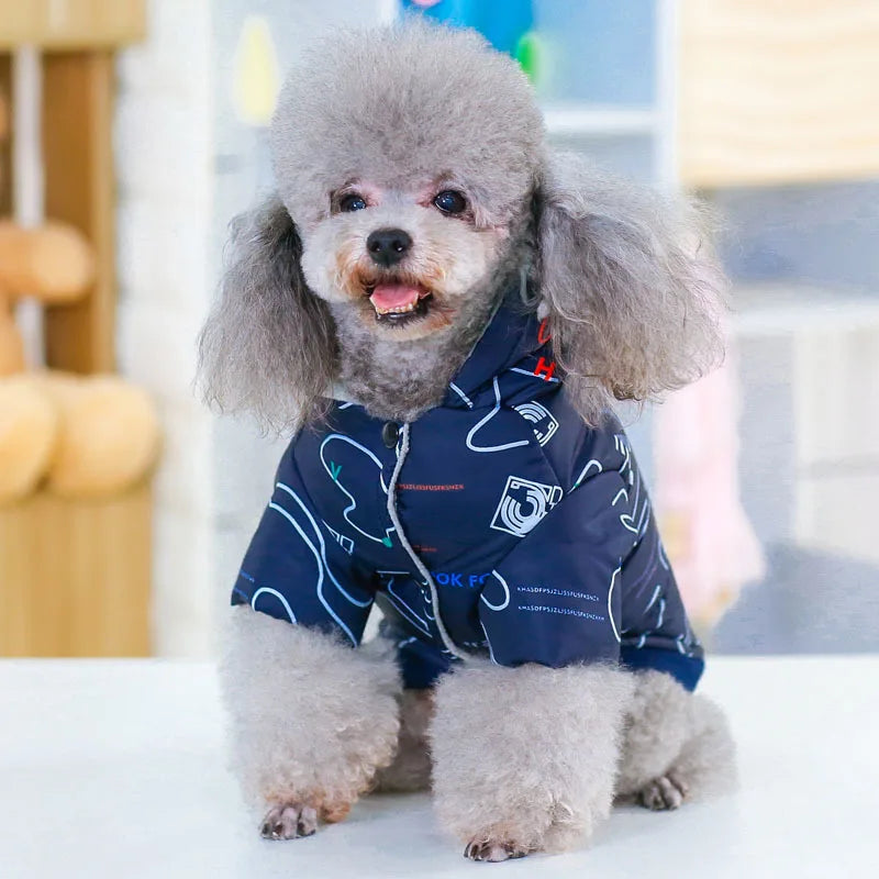 Pet Dog Fashion Winter Coat Small Dog Warm Jacket Stylish Comfortable Insulation Clothing Chihuahua Teddy Poodle Pet Clothing