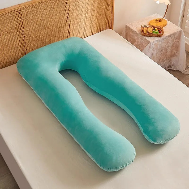 Pregnancy Pillow Back Support Pillow for Pregnant Women Multi-functional U-shape Pillow Full Body Pillow Bedding Long Pillow
