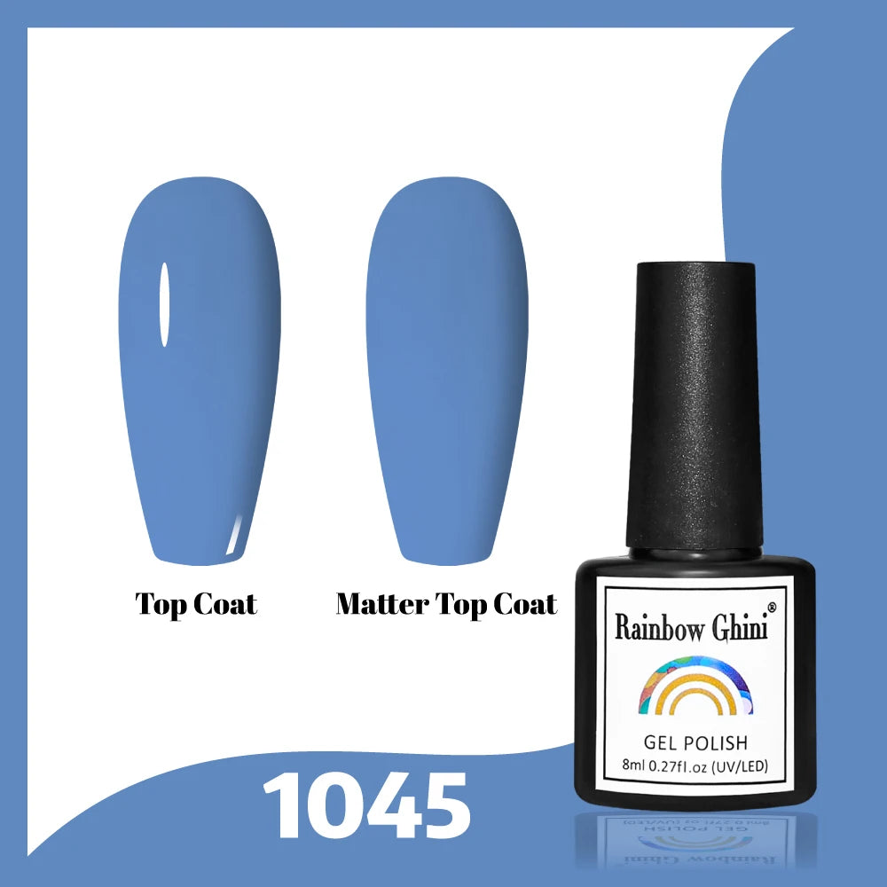 Gel Vernis à ongles semis permanents Paillettes 8Ml 150 couleurs